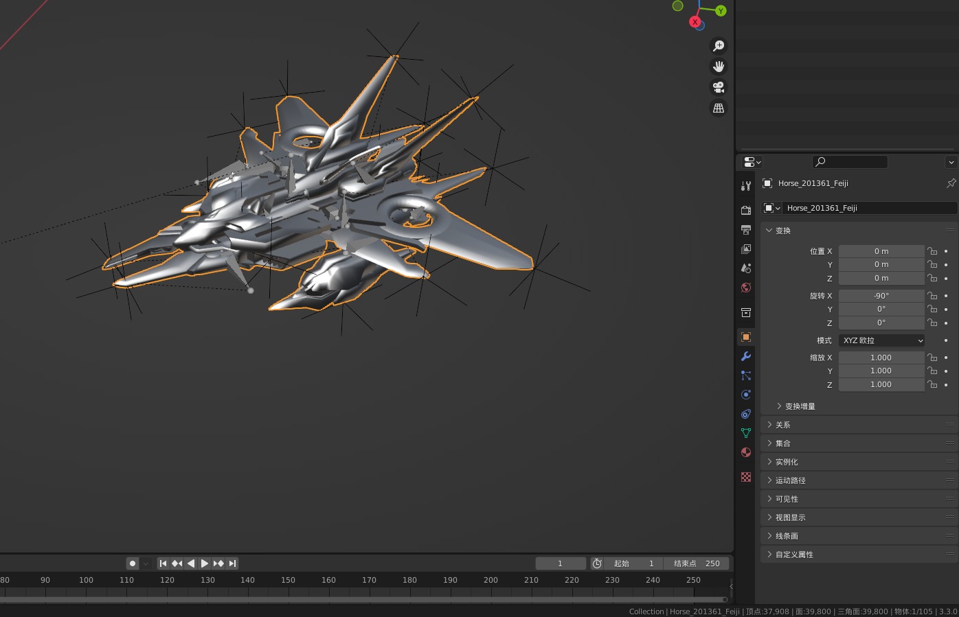 robot Low-poly 3D model_7