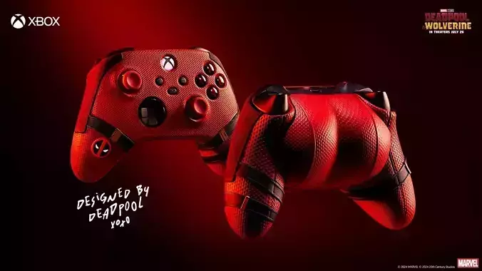 Deadpool Xbox Controller 3D print model