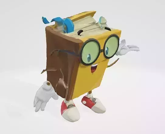 Charming Toy Doll Character 3D Model 3D model