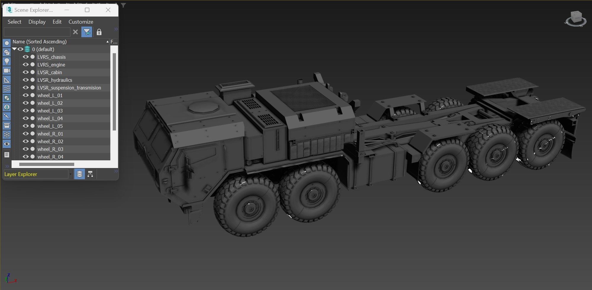 Oshkosh LVSR 3D Model 3D model 3D model_24