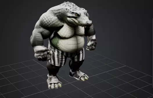 Croc Boxer 3D print model