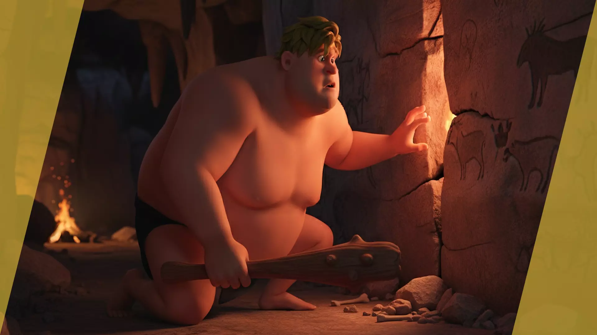 Chubby  Stylized Wrestling Warrior Ready for Fight Low-poly 3D model_4