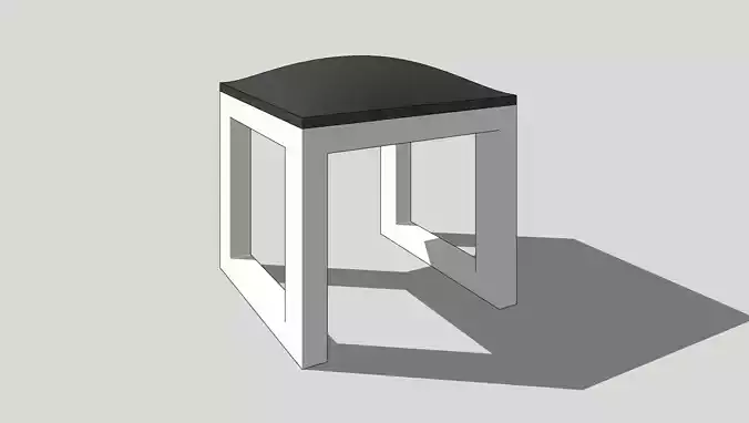 Bank made in SketchUp