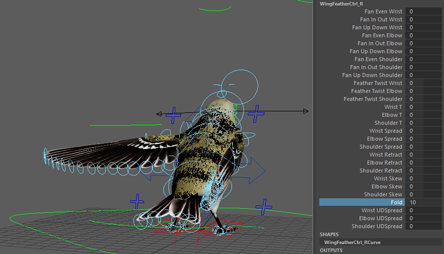 3D Bird Pack Pine Warbler Male and Female Low-poly 3D model Low-poly 3D model_33