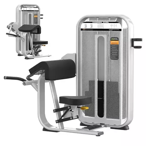 E7030 CAMBER CURL DHZ fitness equipment 3D model