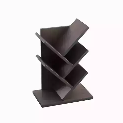 Small Bookshelf B 01 Low-poly 3D model