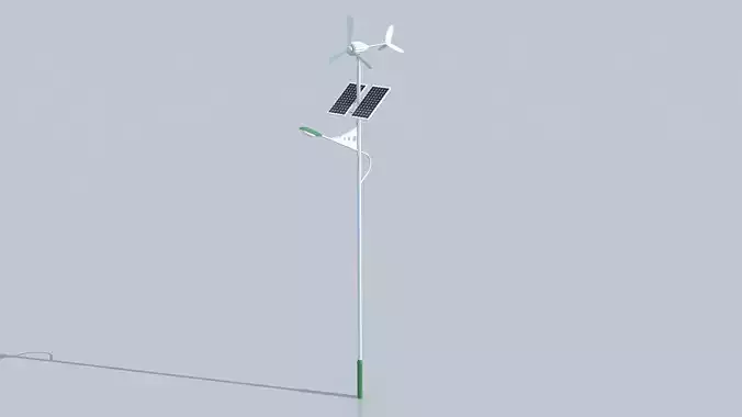 Wind solar complementary solar street light