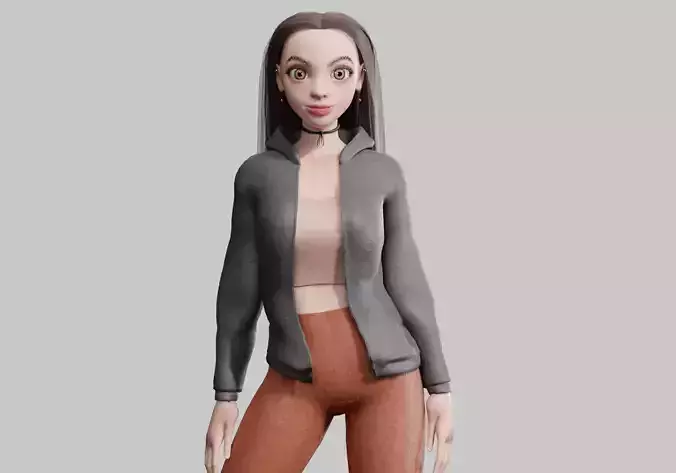 sweet cute Woman V32583 