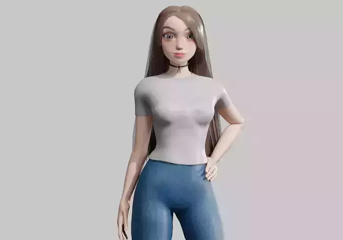 Standard cute Woman V30265 