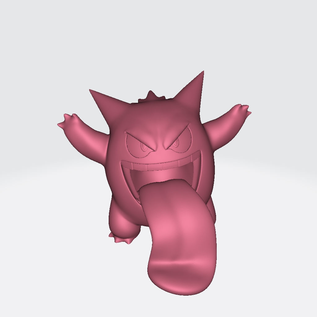 Gengar Pokemon 3D Model Ready to Print 3D print model_3