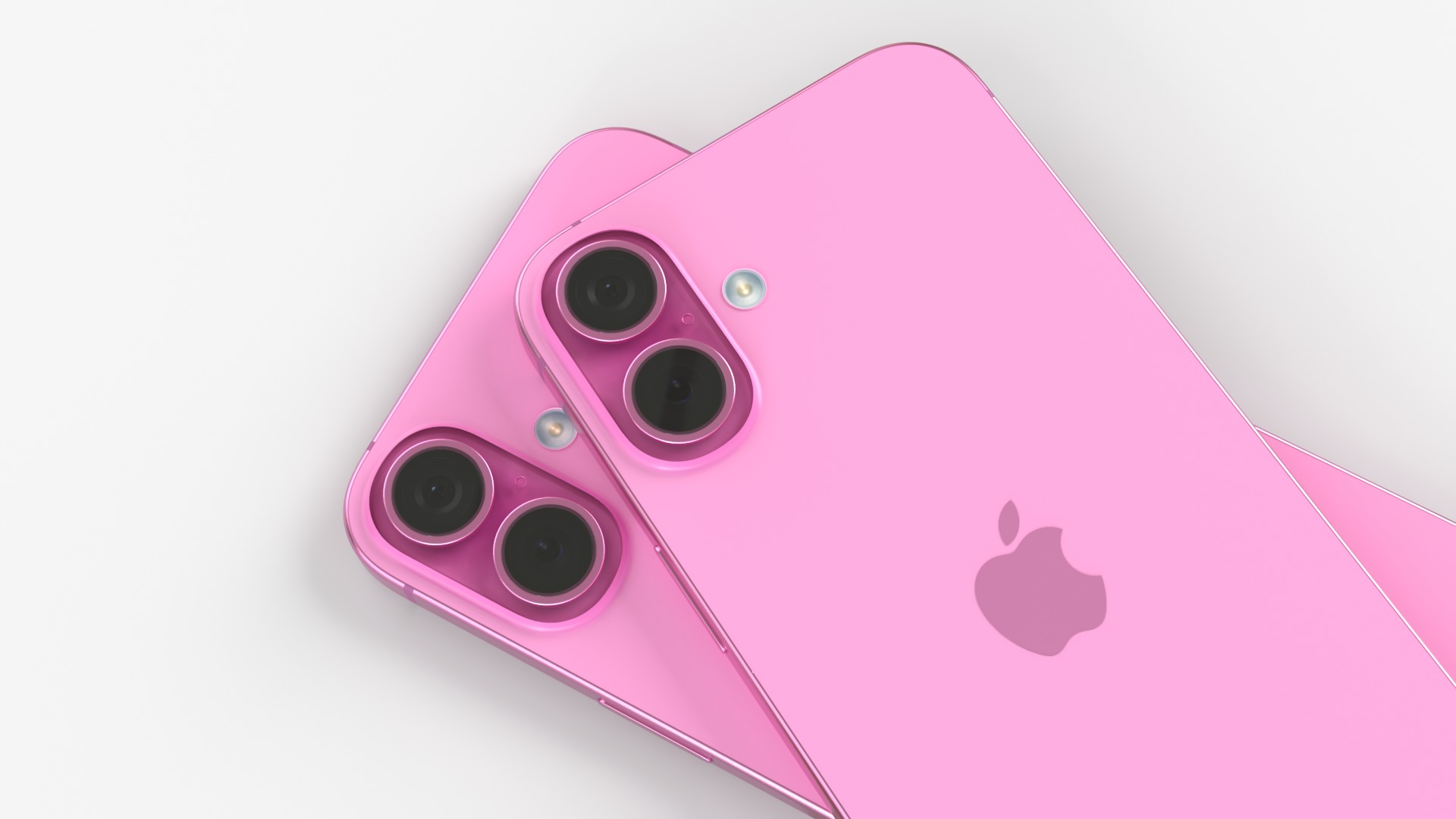 Apple iPhone 16 and 16 Plus Pink 3D model_8