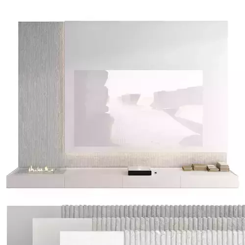 TV wall set 75 with laser projector