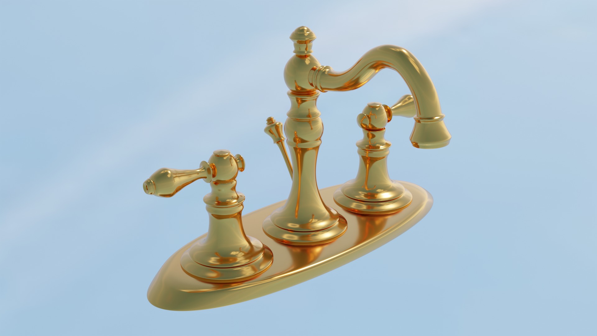 Bathroom faucet Free 3D model_3