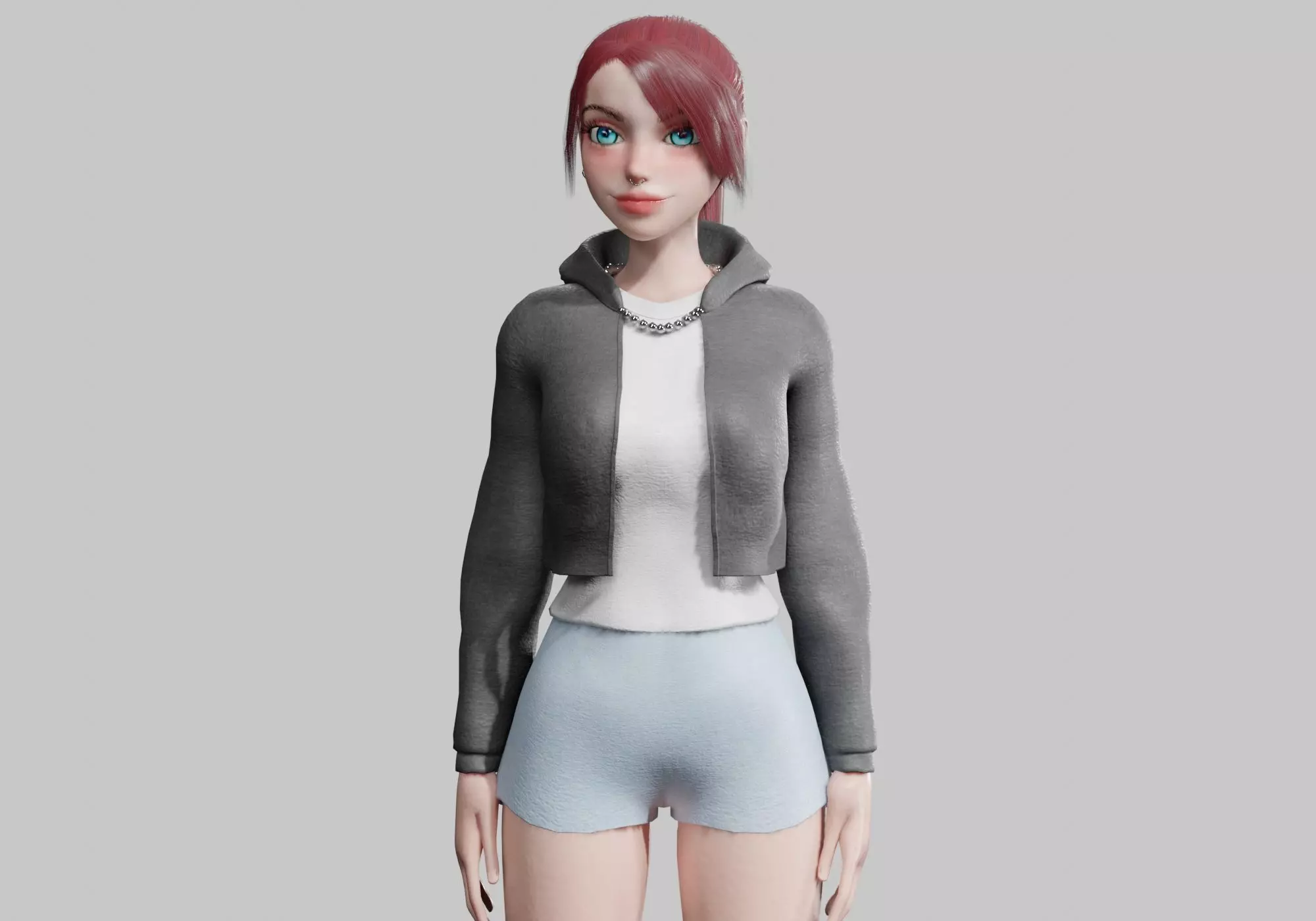 Basic Beautiful woman V27693 Low-poly 3D model