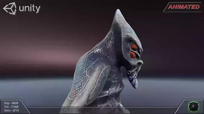 Alien fantasy creature 01