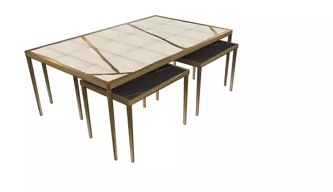 Melting Nesting Tables by R Y Agousti