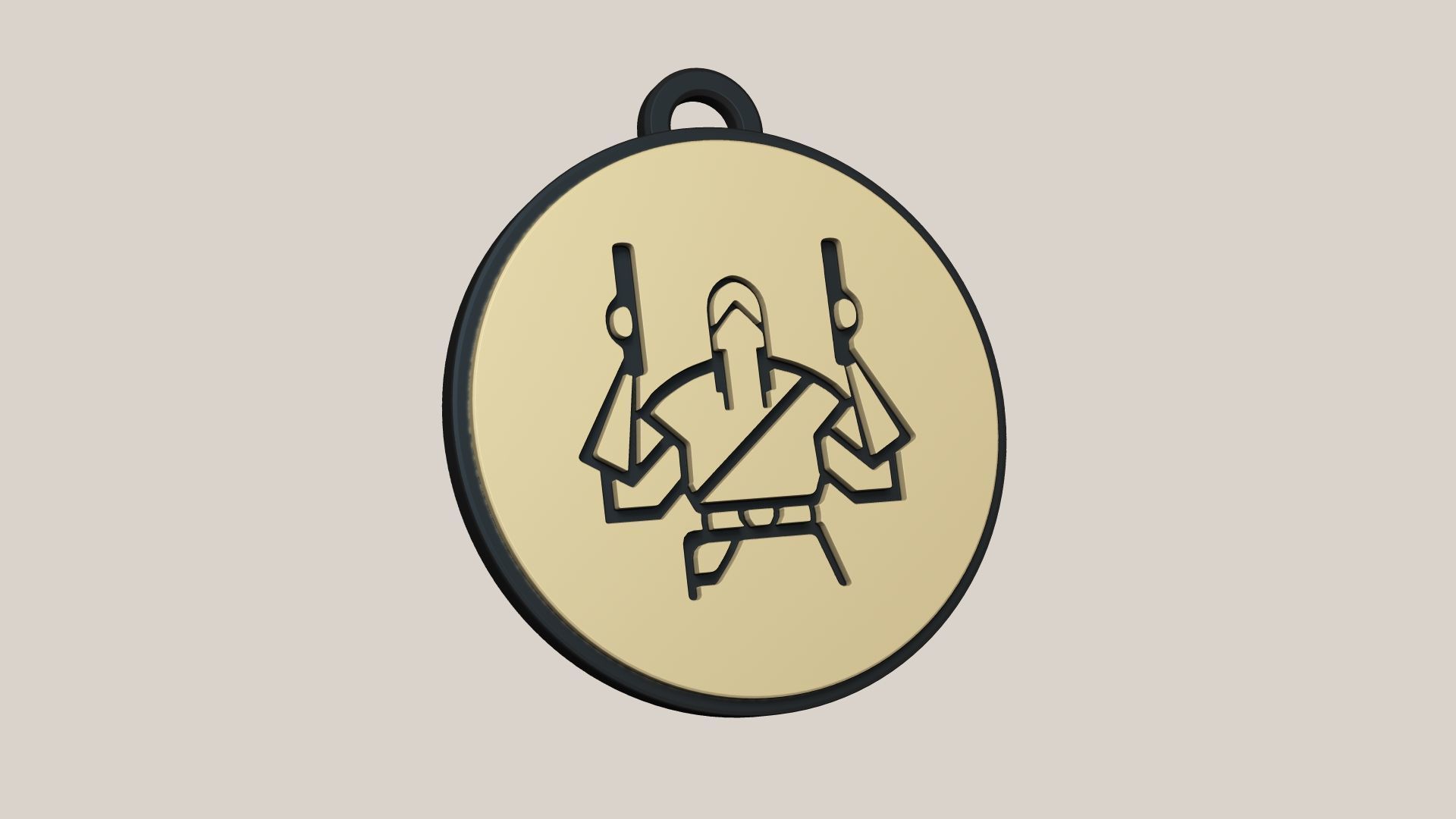 Deadlock Haze 04 Skills Set Keychain STL - Bonus Gift 3D print model_8