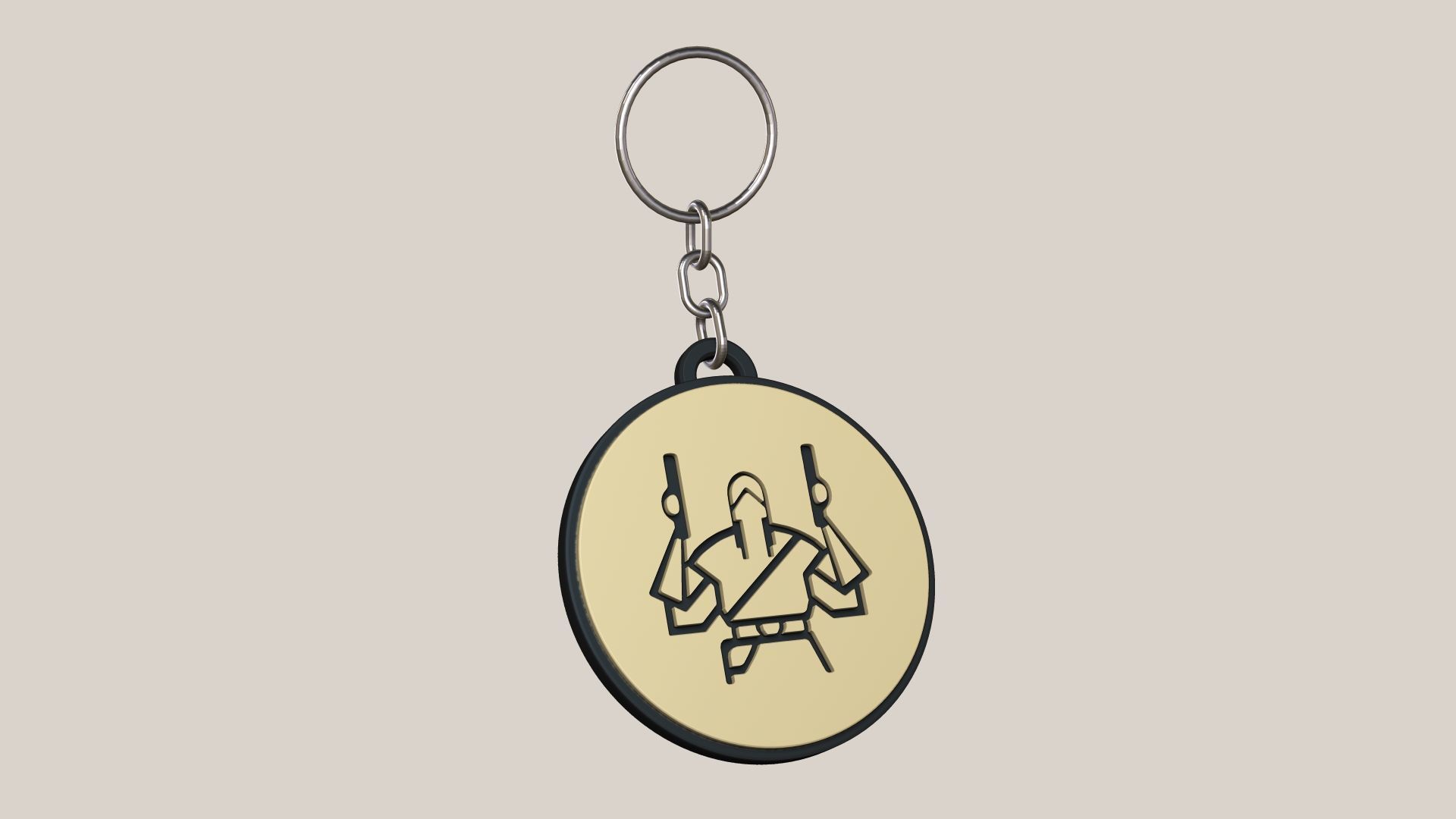 Deadlock Haze 04 Skills Set Keychain STL - Bonus Gift 3D print model_14