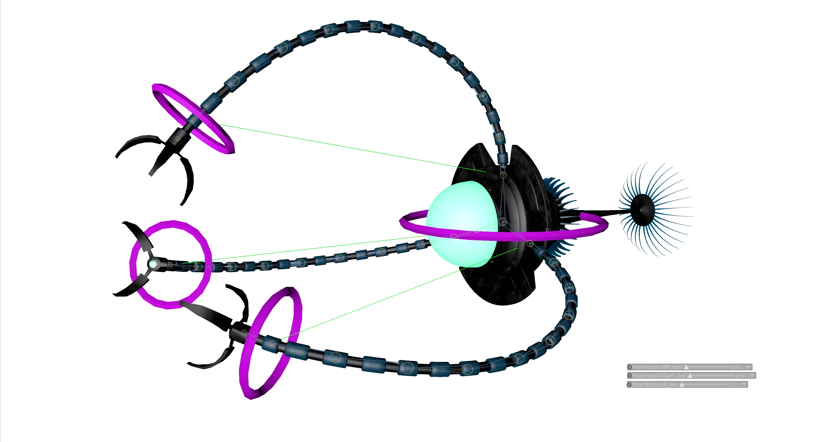 Nanobot  Low-poly 3D model_7
