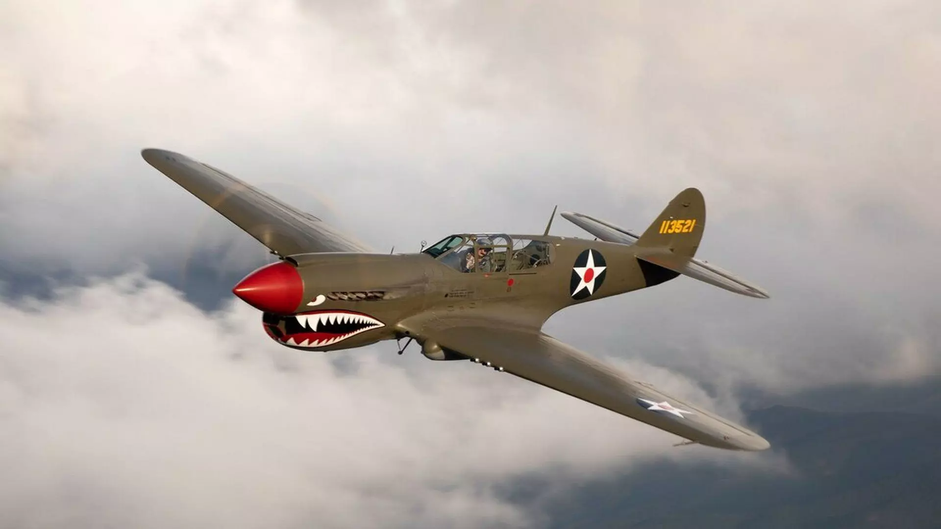 Curtiss P-40 Warhawk 3D model