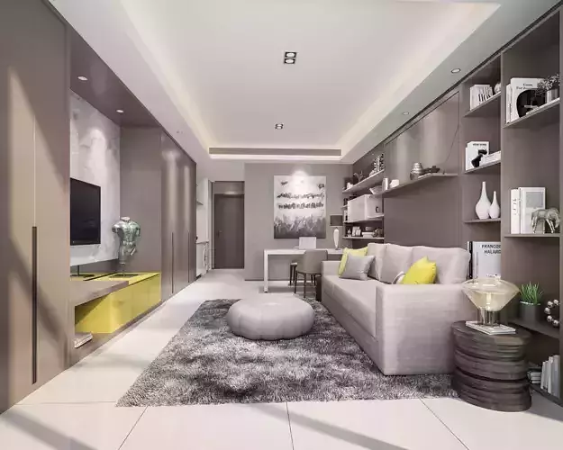 Indoor apartment living room 97