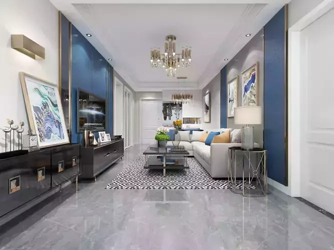 Indoor apartment living room 96