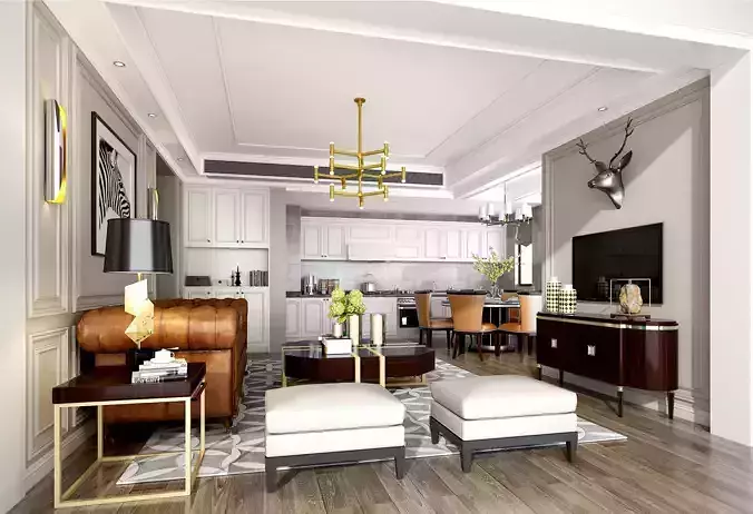 Indoor apartment living room 94