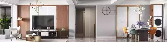 Indoor apartment living room90