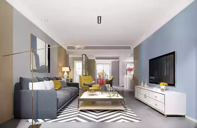 Indoor scene living room 87