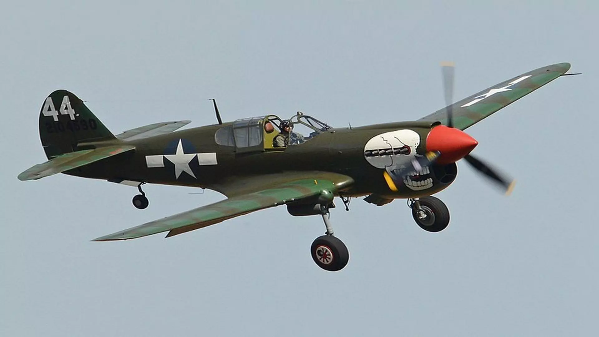 Curtiss P-40 Warhawk 3D model
