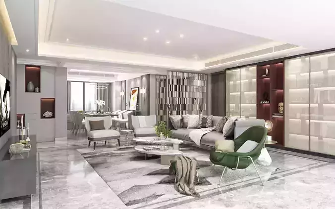 Indoor scene living room  85