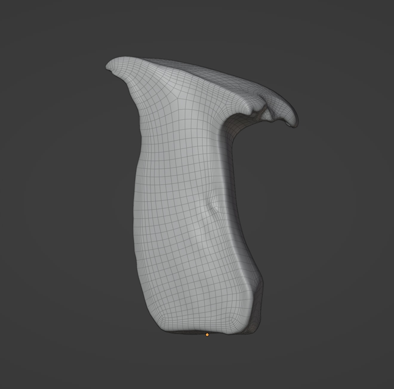 King Oyster Mushroom 3D model_8