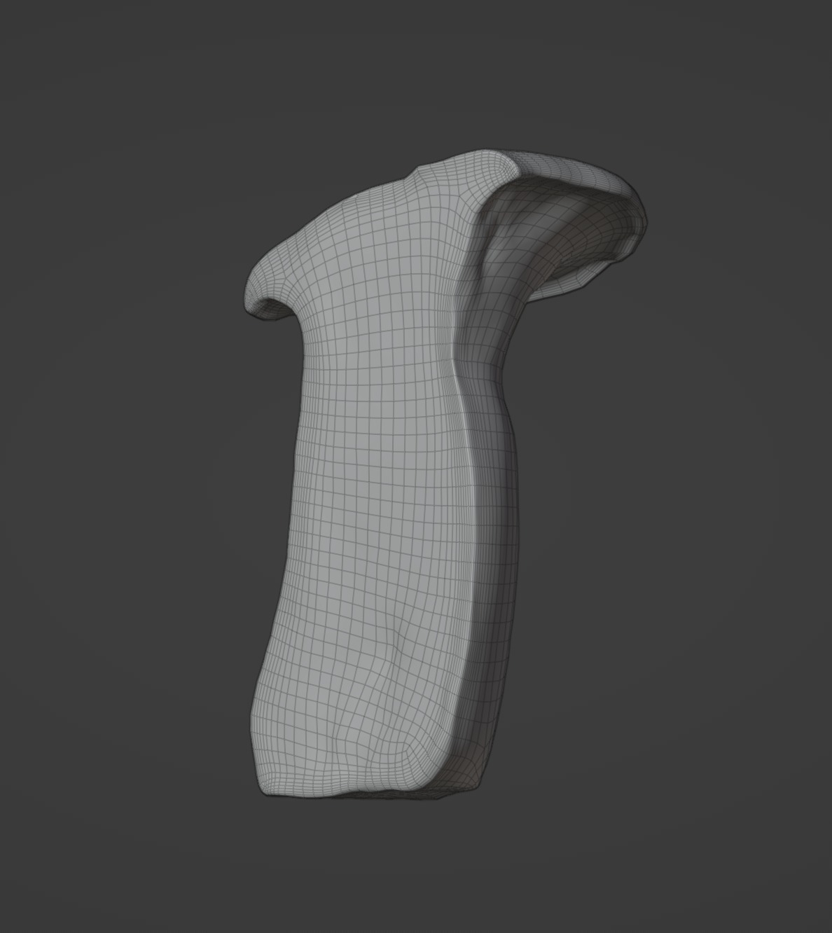 King Oyster Mushroom 3D model_11