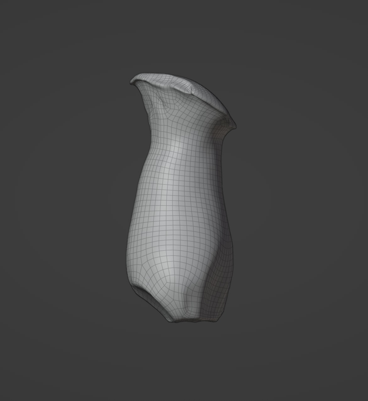 King Oyster Mushroom 3D model_7