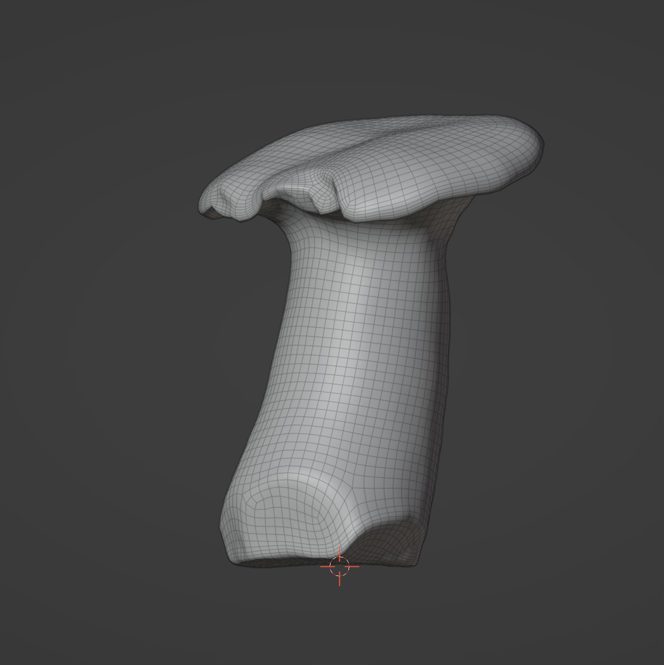 King Oyster Mushroom 3D model_10