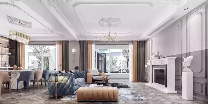 Indoor scene living room 83