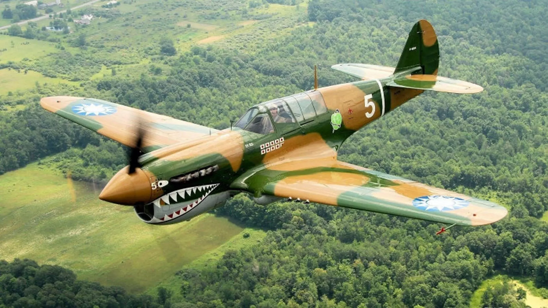 Curtiss P-40 Warhawk 3D model