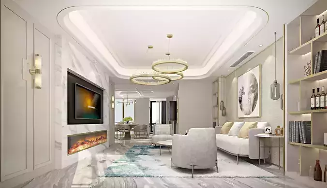 Indoor scene living room 81