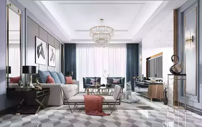 Indoor scene living room 79