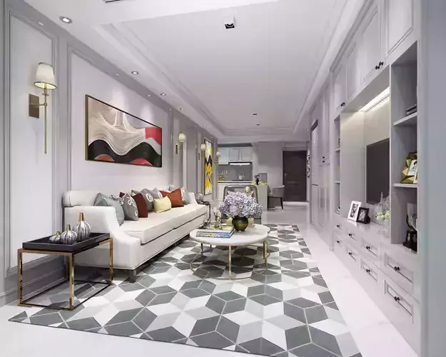 Indoor scene living room 77