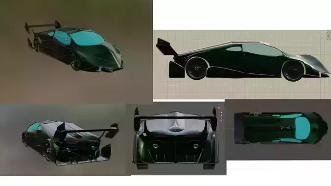 Endo Ombii -  Car inspired by Lamborghini Essenza SCV12