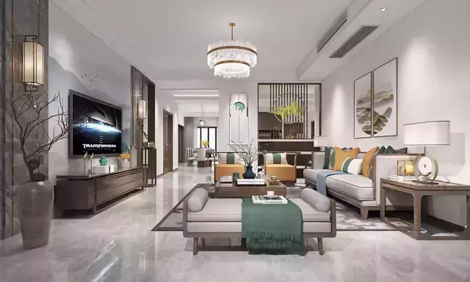 Indoor scene living room 76