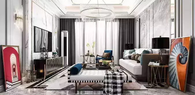 Indoor scene living room 74