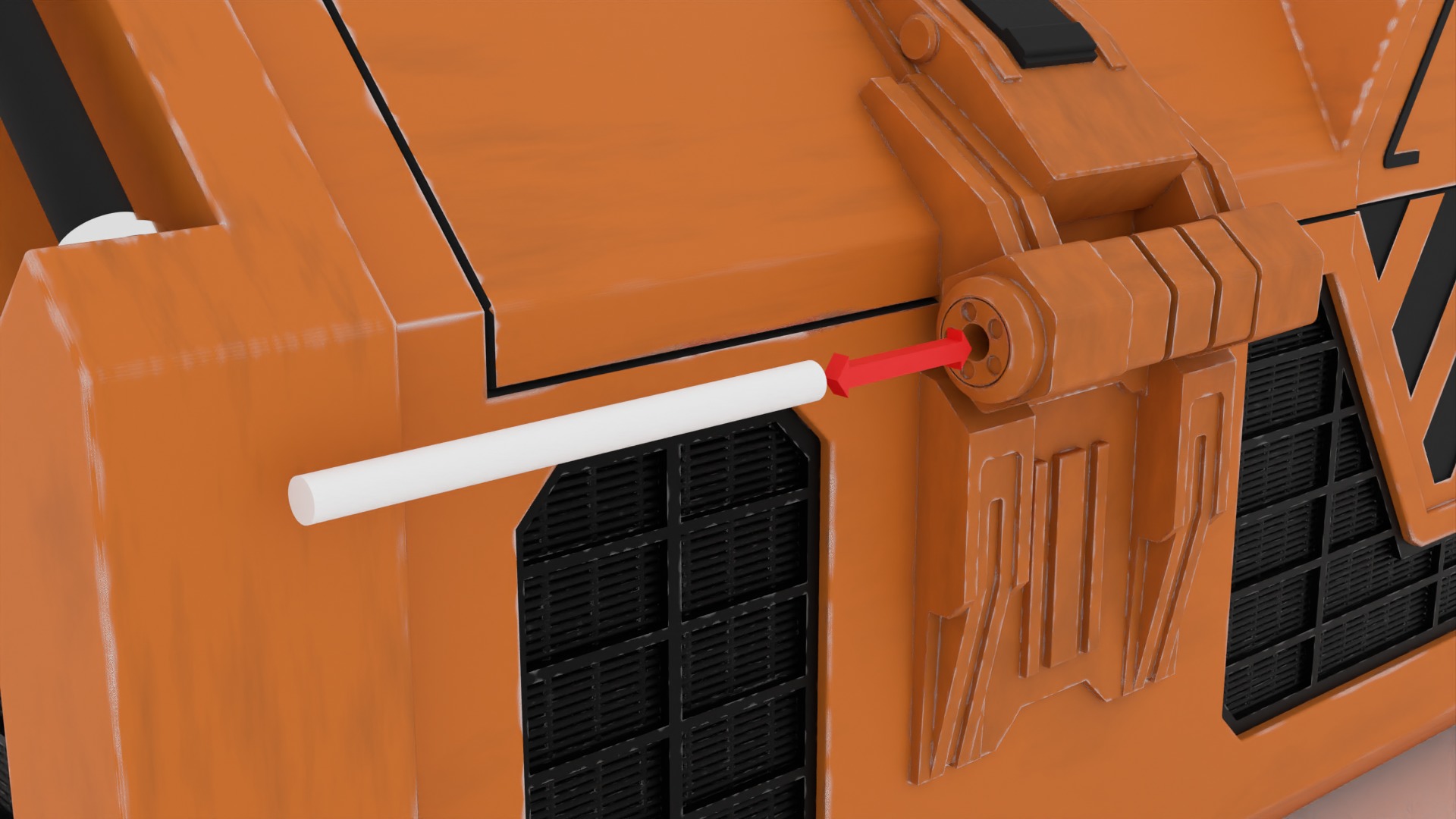 Kyber Crystal Container 1-6 scale Hottoys 3D print model_38