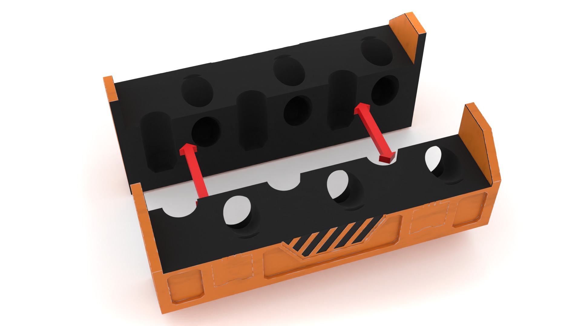 Kyber Crystal Container 1-6 scale Hottoys 3D print model_39