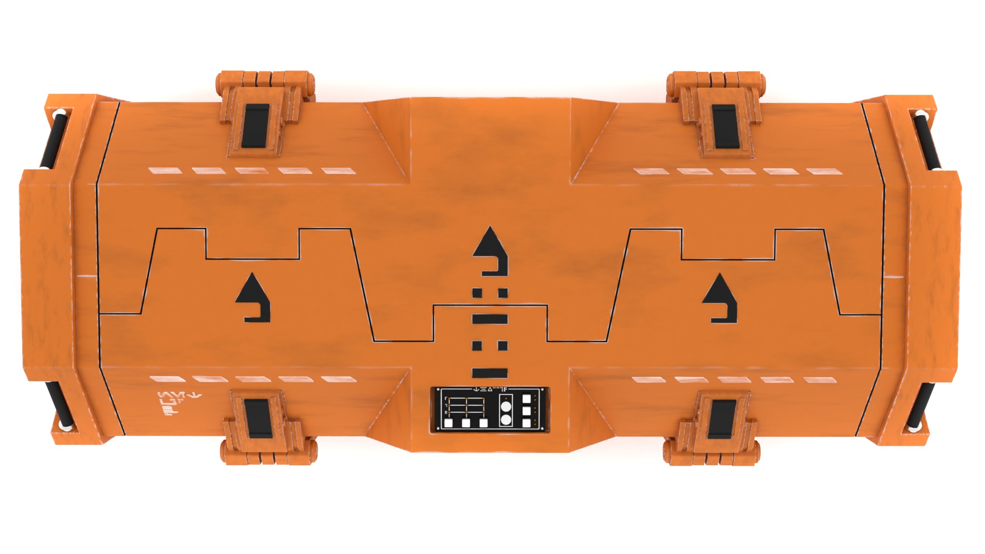 Kyber Crystal Container 1-6 scale Hottoys 3D print model_41