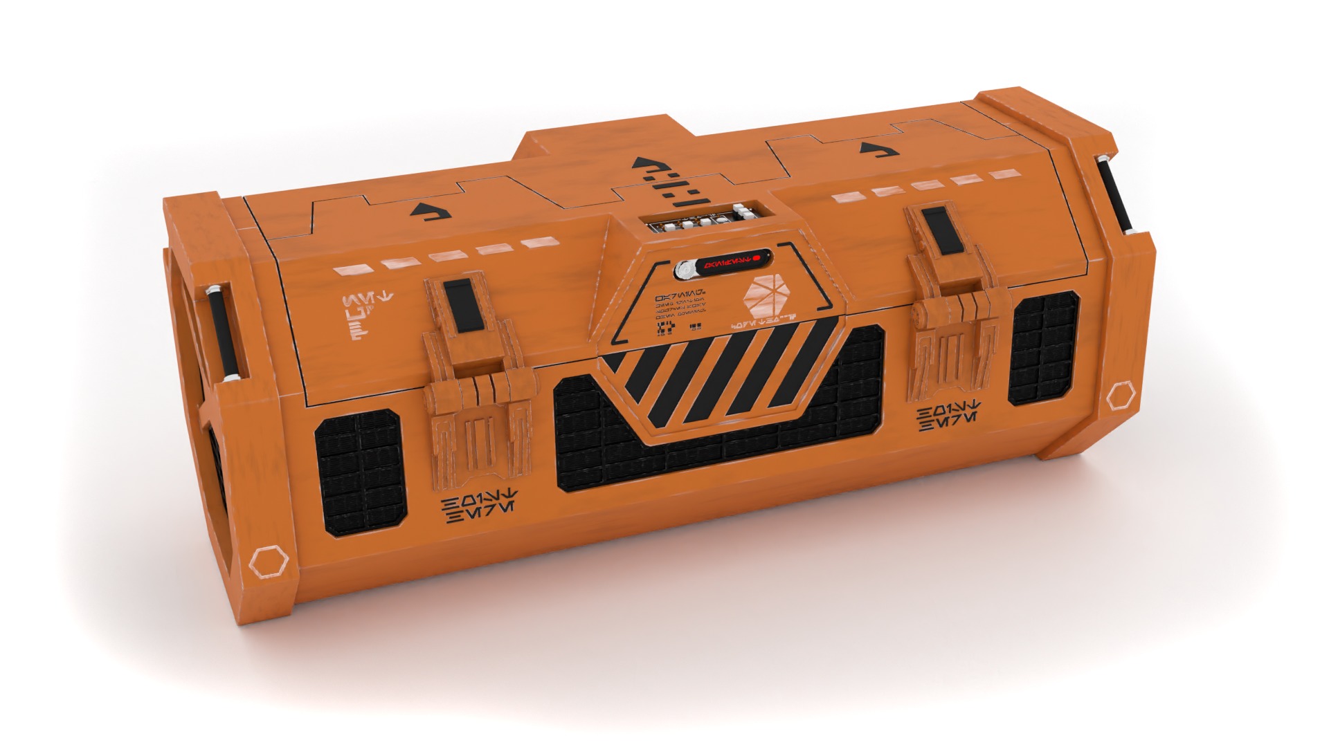 Kyber Crystal Container 1-6 scale Hottoys 3D print model_6