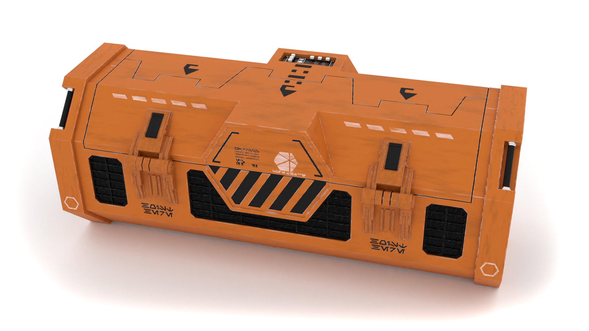 Kyber Crystal Container 1-6 scale Hottoys 3D print model_9