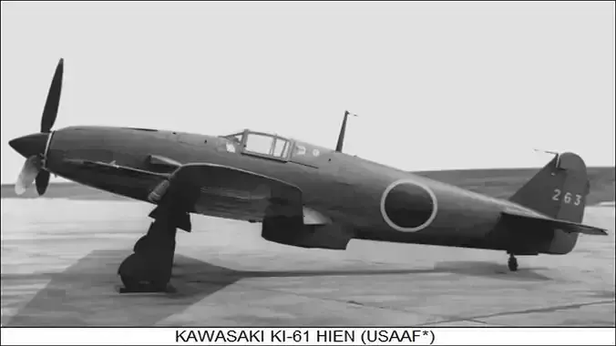 Kawasaki Ki-61 3D model