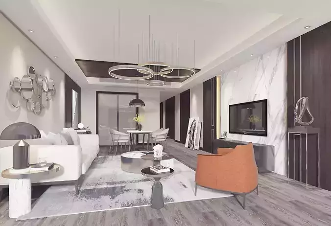 Indoor scene living room 68